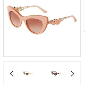 SOLD- Dolce & gabbana rose cat eye 4302B